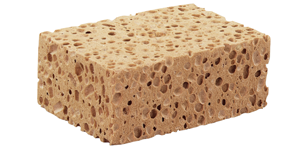 Eponge végétale gros travaux 155x110mm