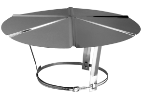 Chapeau réglable inox D80-130