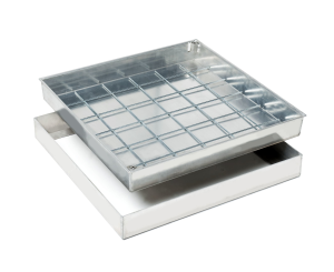 Couvercle à paver 50x50x8cm Alu