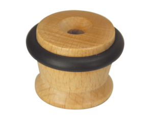 Butée de porte hêtre verni Ø35xH72 - 1 pce