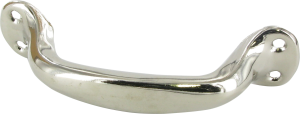 Poignée à patte acier chrom L126 - 1 pce