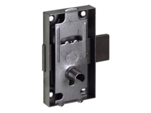 Serrure en applique droite/gauche axe 20 acier poli