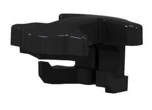 Capuchon GIGA Noir pour poteau à clips