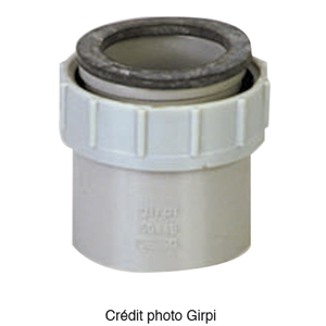 Douille écrou prisonnier PVC Ø40mm - 40x49mm