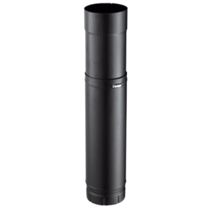 Zoom Emaillé noir Ø80 réglable de 51 à 86cm