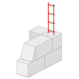 Epingle 4x10cm 2HA10 L.6m NON SISMIQUE