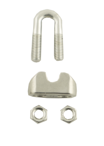 Serre-câble Ø8mm galva - 2 pces