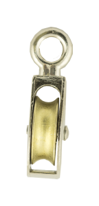 Poulie zinguée 50mm pour corde 12mm - 1 pce