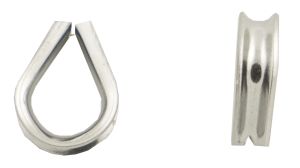 Cosses pour corde 6mm - 2 pces