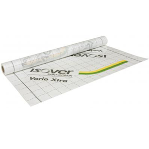 Membrane VARIO X-TRA ISOVER 40mx1m50 soit 60m² / Sd : de 0,4m à 25m