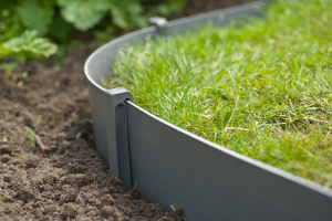 Ancres pour Bordure jardin PP Gris - 10 pces H26,7x1,9x1,8cm