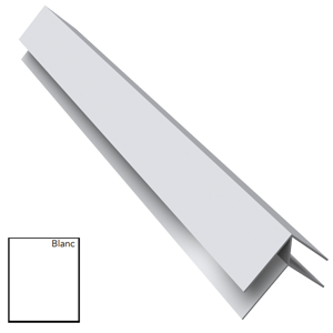 Angle extérieur PVC blanc L.2,70m
