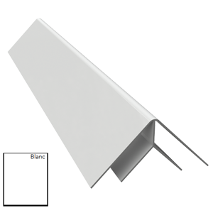 Angle intérieur PVC blanc L.2,70m