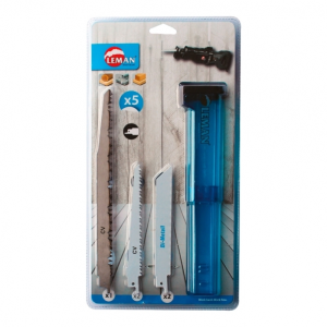Lames scie sabre bois/métal - assortiment 5pces