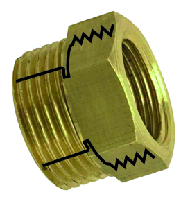 Mamelon réduit butée M15x21-F12x17