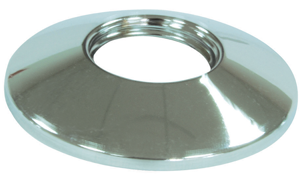 Rosace basse chromée 20x27 D60