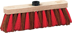 Balai coco/polypro zébré 29cm