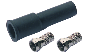 Bouchon caoutchouc + 2 fiches F