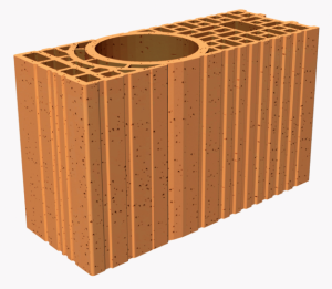 Porotherm R20 Chainage Vertical Angle 45x20x24,9 - 4pces/ml