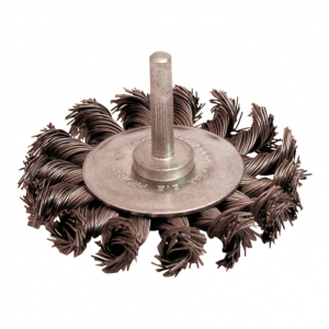 Brosse circulaire Ø70 tige 6x30 fil acier torsadé 0,50