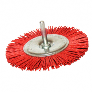Brosse circulaire Ø75 tige 6x30 fil nylon grain 80
