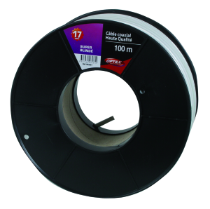 Câble coaxial blanc 17VATC   100m
