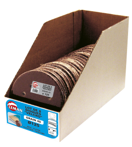 Disques velcro 8 trous Ø125 grain 120 corindon - 8pces