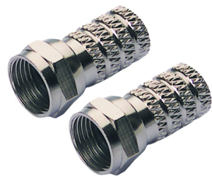 Fiche à visser pour câble de 6.8mm - 2 pces