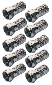 Fiches F à visser - 10 pces