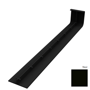 Jonction 300mm PVC cellulaire noir pour planche de rive