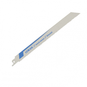 Lames scie sabre BIM 210mm métal /bois avec clous - 2pces