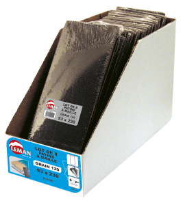 Patins à maille 115x280 grain 180 - 8pces