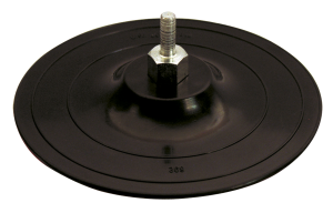 Plateau caoutchouc support velcro Ø115 avec tige Ø8