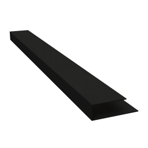 Profilé de départ PVC noir L.6m
