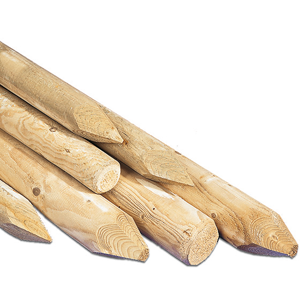 Rondin épointé Ø6 long. 1,60m pin traité autoclave classe 4