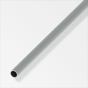 Tube rond aluminium brossé D10mm L.1m