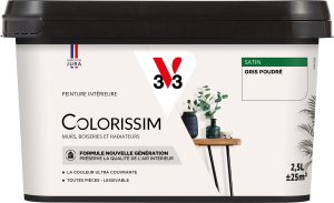 Peinture COLORISSIM Satin 2,5L Gris Poudré
