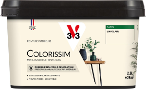 Peinture COLORISSIM Satin 2,5L Lin Clair