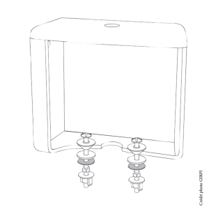 Fixations de réservoir FIN DE SERIE