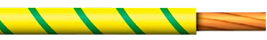 Fil HO7VR 10mm² Vert/Jaune - détail au ml