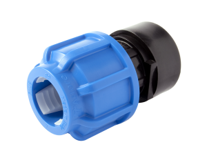 Raccord plastique F20x27 tube Ø25