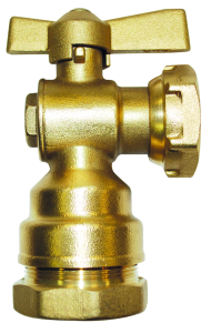 Vanne équerre SE F20x27 tuyau Ø25