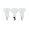 3 Ampoules LED standards 230V E14 réflecteur opale 3x450lm 3x5,5W 2700K