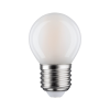 Ampoule LED à filaments 230V E27 sphérique dépoli 407lm 5W 2700K gradable