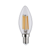 Ampoule LED à filaments 230V E14 flamme clair 806lm 6,5W 2700K