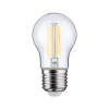 Ampoule LED à filaments 230V E27 sphérique clair 806lm 6,5W 2700K
