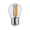 Ampoule LED à filaments 230V E27 sphérique clair 800lm 6,5W 2700K gradable