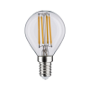 Ampoule LED à filaments 230V E14 sphérique clair 470lm 4,8W 2700K gradable