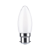 Ampoule LED standard 230V B22 flamme opale 470lm 4,7W 2700K