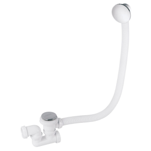 Vidage baignoire QUICK CLAC inox chrome